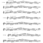 Три вида мажора — сборник гамм для саксофона