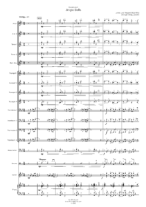 Джингл Беллс - партитура для свингующего оркестра
